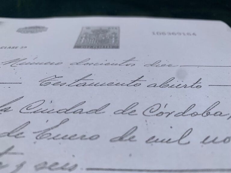 Impugnación de un testamento